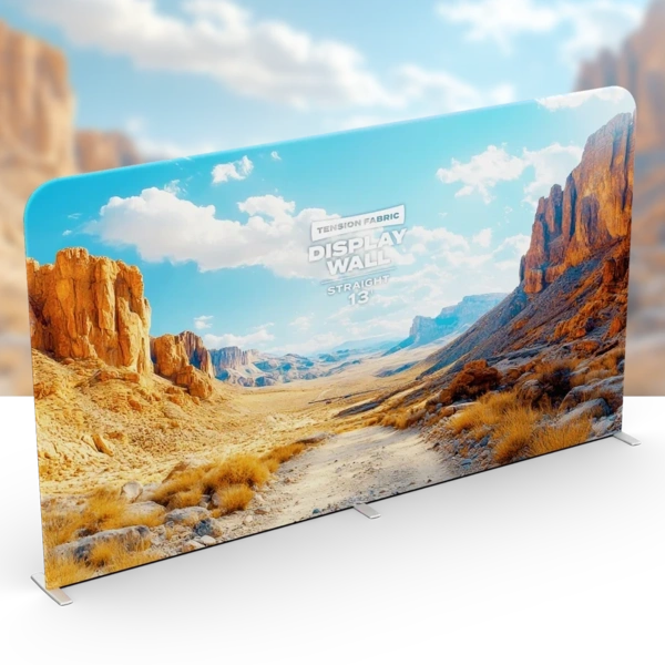  Straight Tension Wall 13ft With Bg Faded
