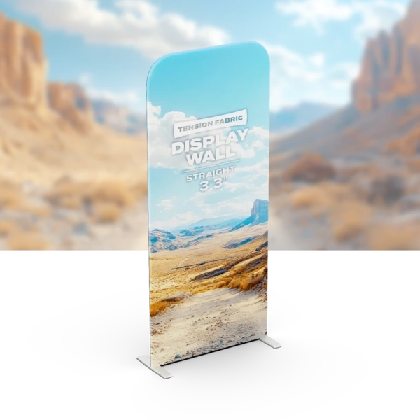  Straight Tension Wall 3ft3in With Bg Faded