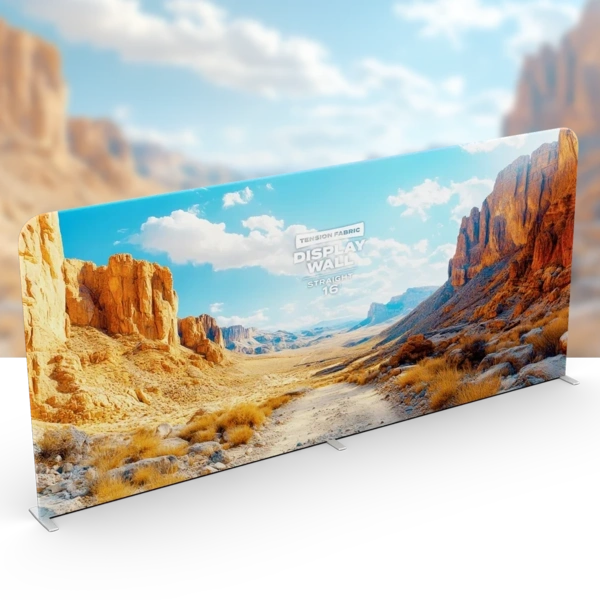  Straight Tension Wall 16ft With Bg Faded
