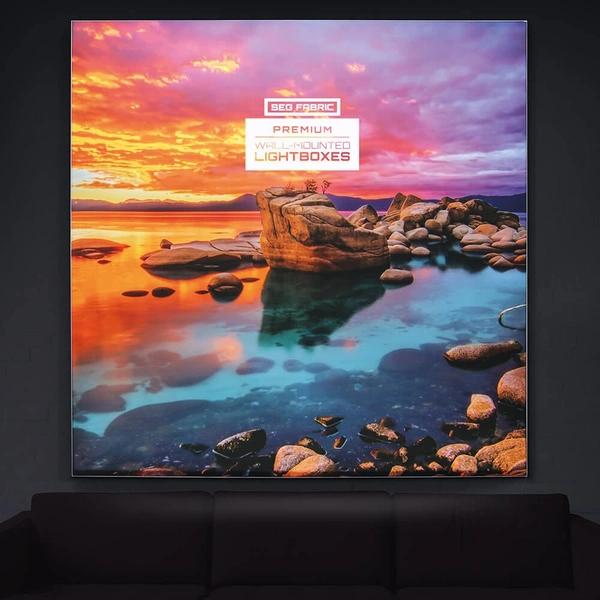Backlit - Seg - Lightboxes Premium Hero Lights - On